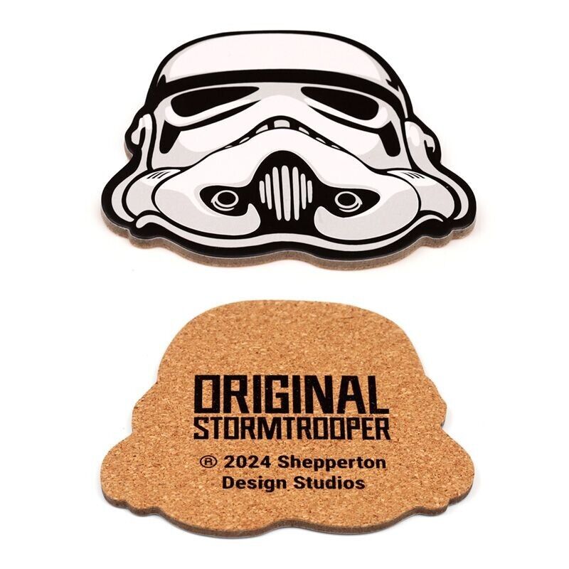 Star Wars The Original Stormtrooper Set of 4 Cork Coasters - PartyErasers