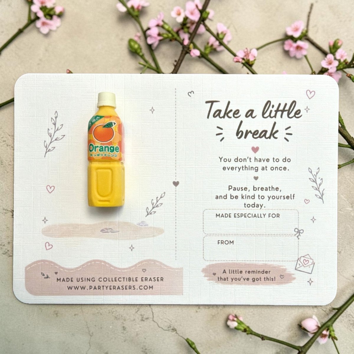 Take a little break ♡ Pocket Hug Gift - PartyErasers