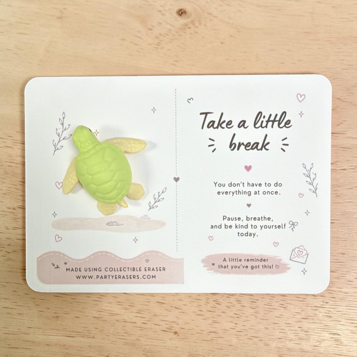 Take a little break ♡ Pocket Hug Gift - PartyErasers