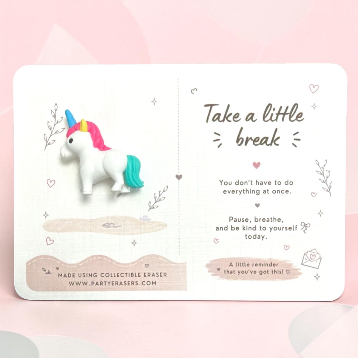 Take a little break ♡ Pocket Hug Gift - PartyErasers