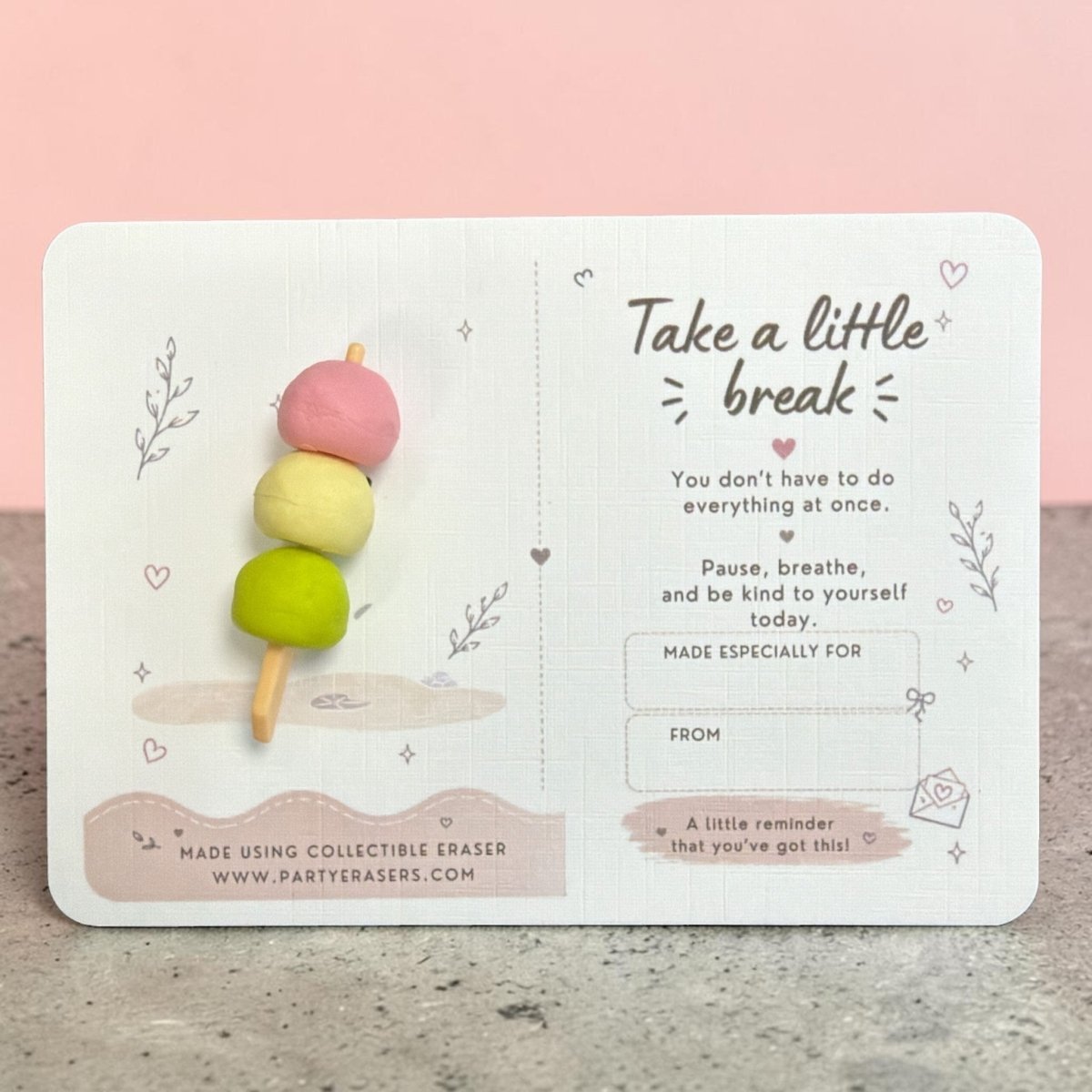Take a little break ♡ Pocket Hug Gift - PartyErasers