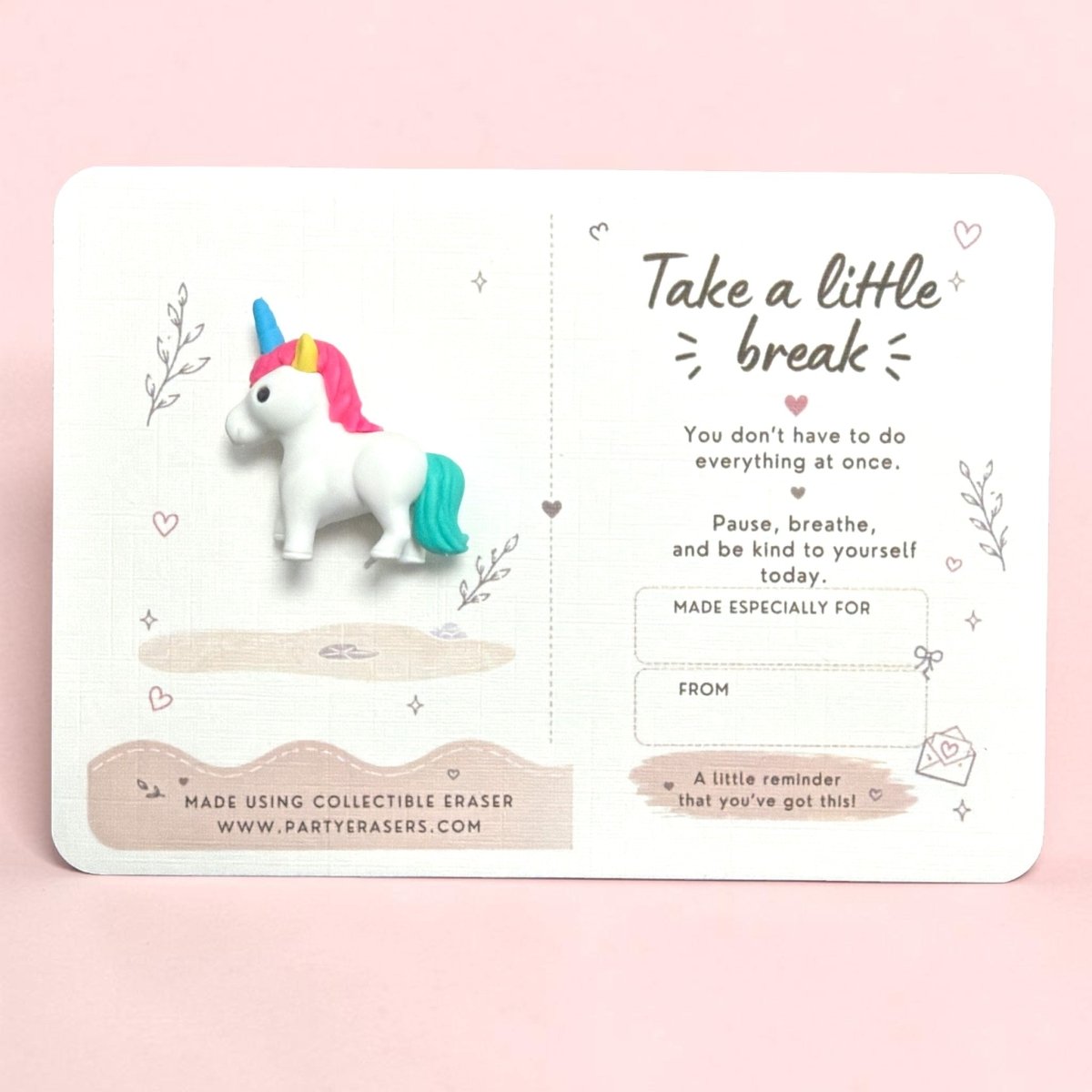 Take a little break ♡ Pocket Hug Gift - PartyErasers