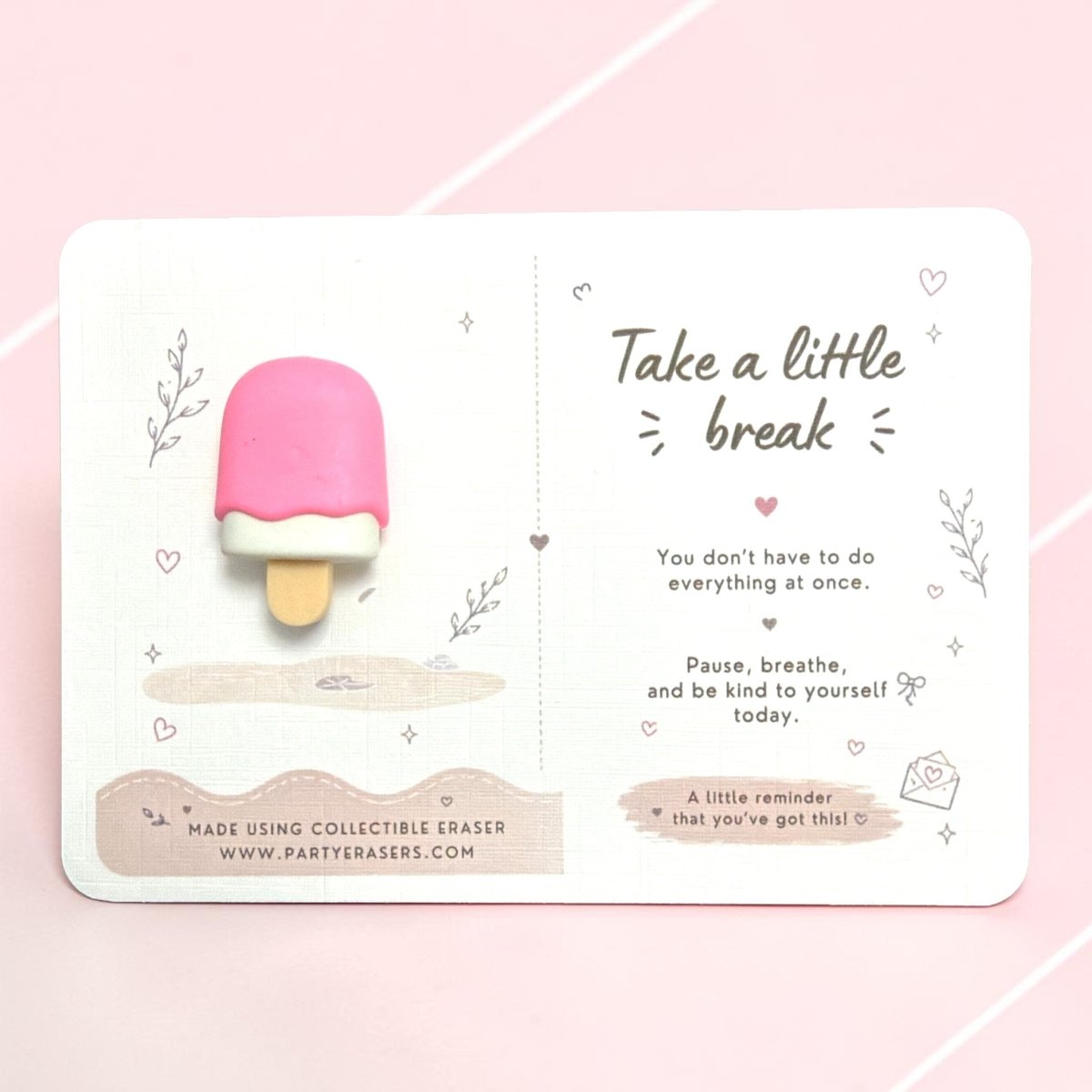 Take a little break ♡ Pocket Hug Gift - PartyErasers
