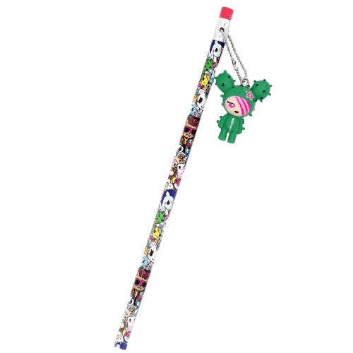 Tokidoki Pencil with Cactus Dog Mascot Cactus Girl Mascot Donutella Mascot - PartyErasers