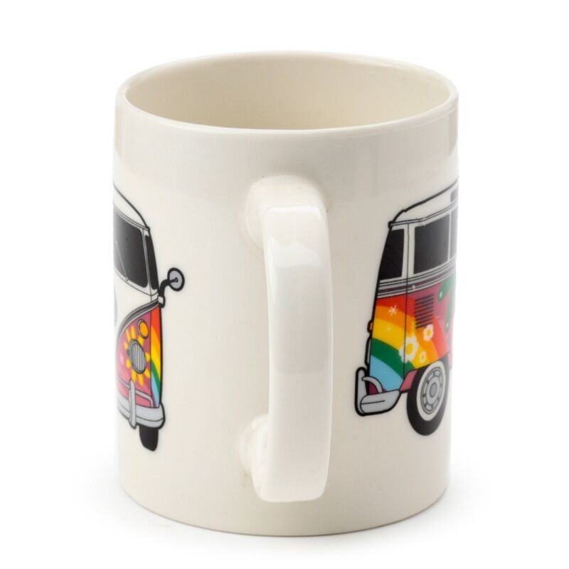 Volkswagen VW T1 Camper Bus Summer Porcelain Mug - PartyErasers
