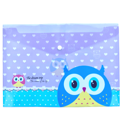 Wholesale A4 Plastic Press Stud Document Wallets File Folder Filing (36pcs) - PartyErasers
