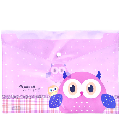 Wholesale A4 Plastic Press Stud Document Wallets File Folder Filing (36pcs) - PartyErasers
