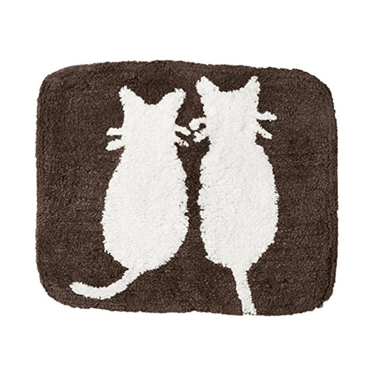 ZAKKAUK VICOLO White Cat Animal Mat from Japan - PartyErasers